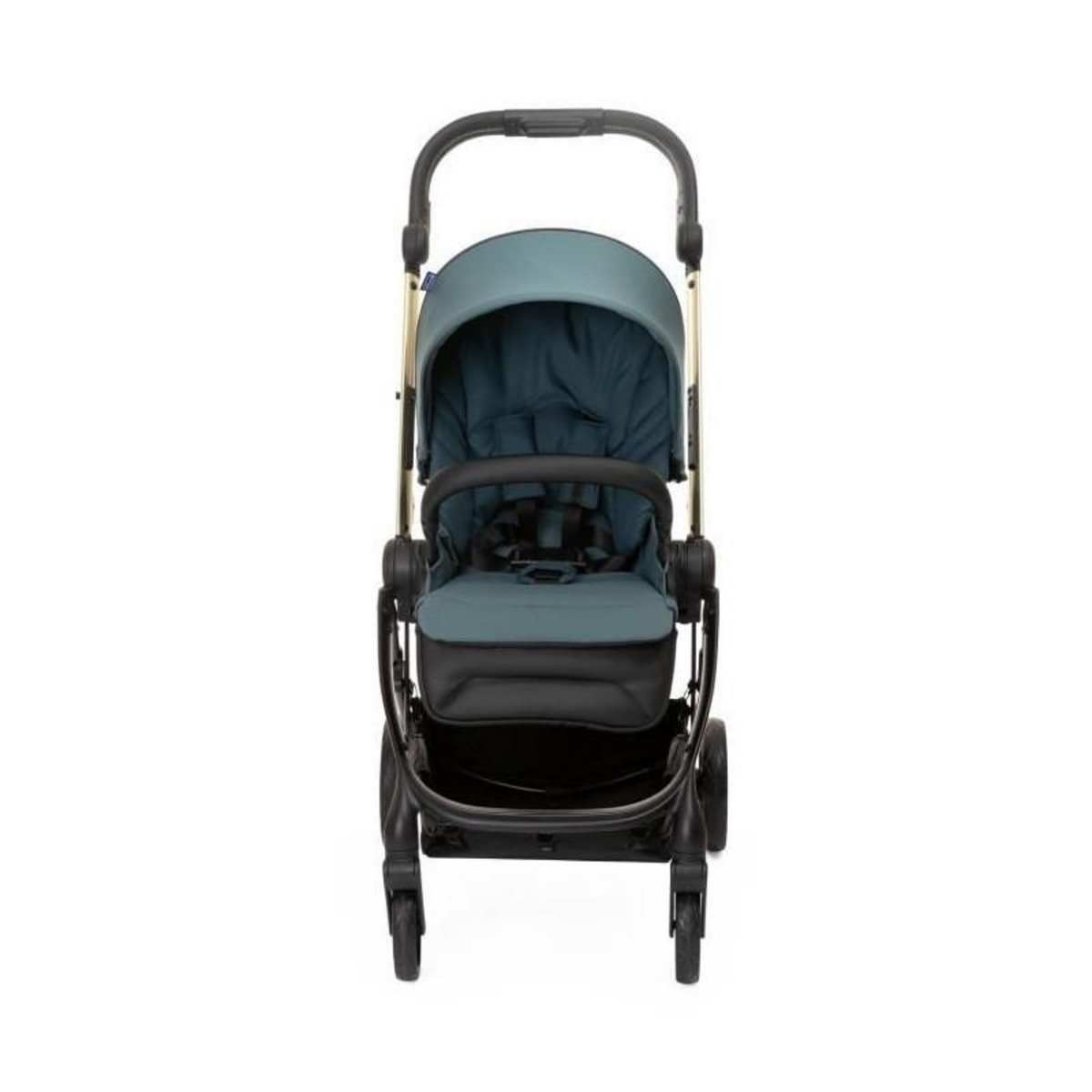 CHICCO Poussette citadine - CHICCO - One4Ever Green Gem - Hamac réversible - Grandes roues - Poids 7.9 kg