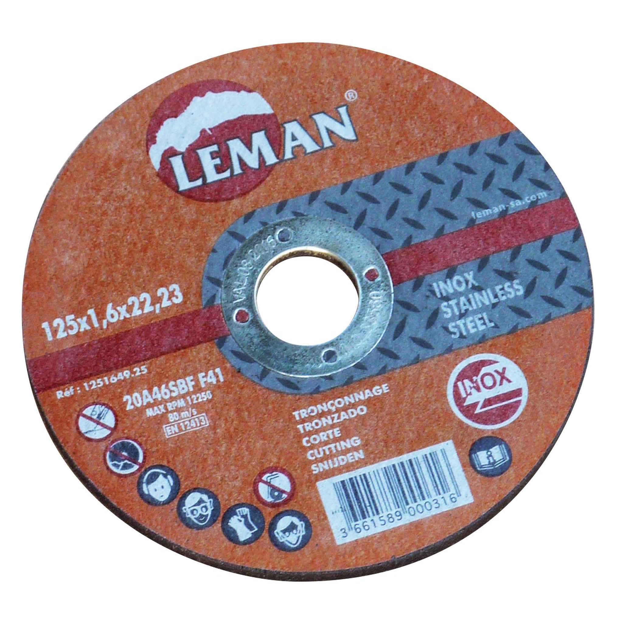 OUTIFRANCE Disque à tronçonner l'inox Ø 230 mm