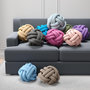 Voir la diapositive 2 : Home collection Coussin noeud 100% polyester