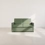 Voir la diapositive 2 : BEST MOBILIER Julia - canapé 3 places convertible express couchage quotidien 140 cm matelas 14 cm en tissu