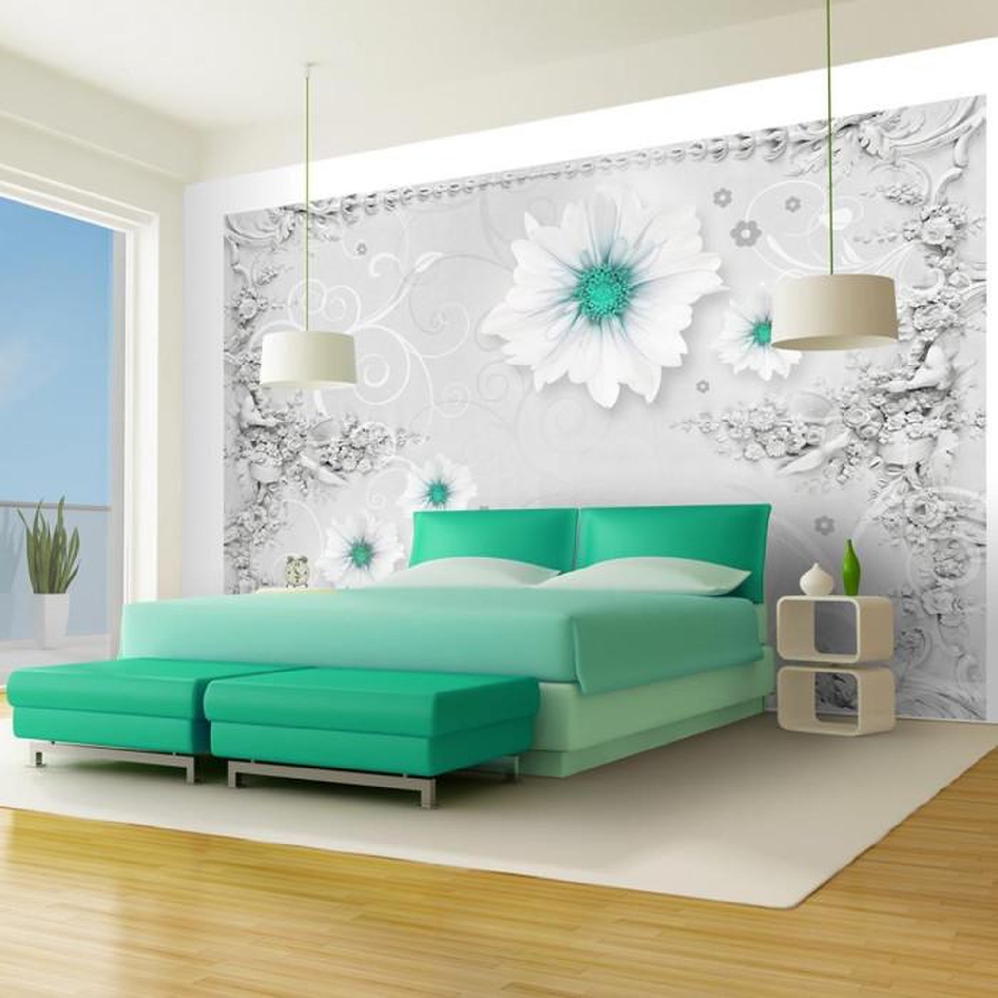 Paris Prix Papier Peint  Rise of Romantic Love II. Coloris disponibles : Multicolore