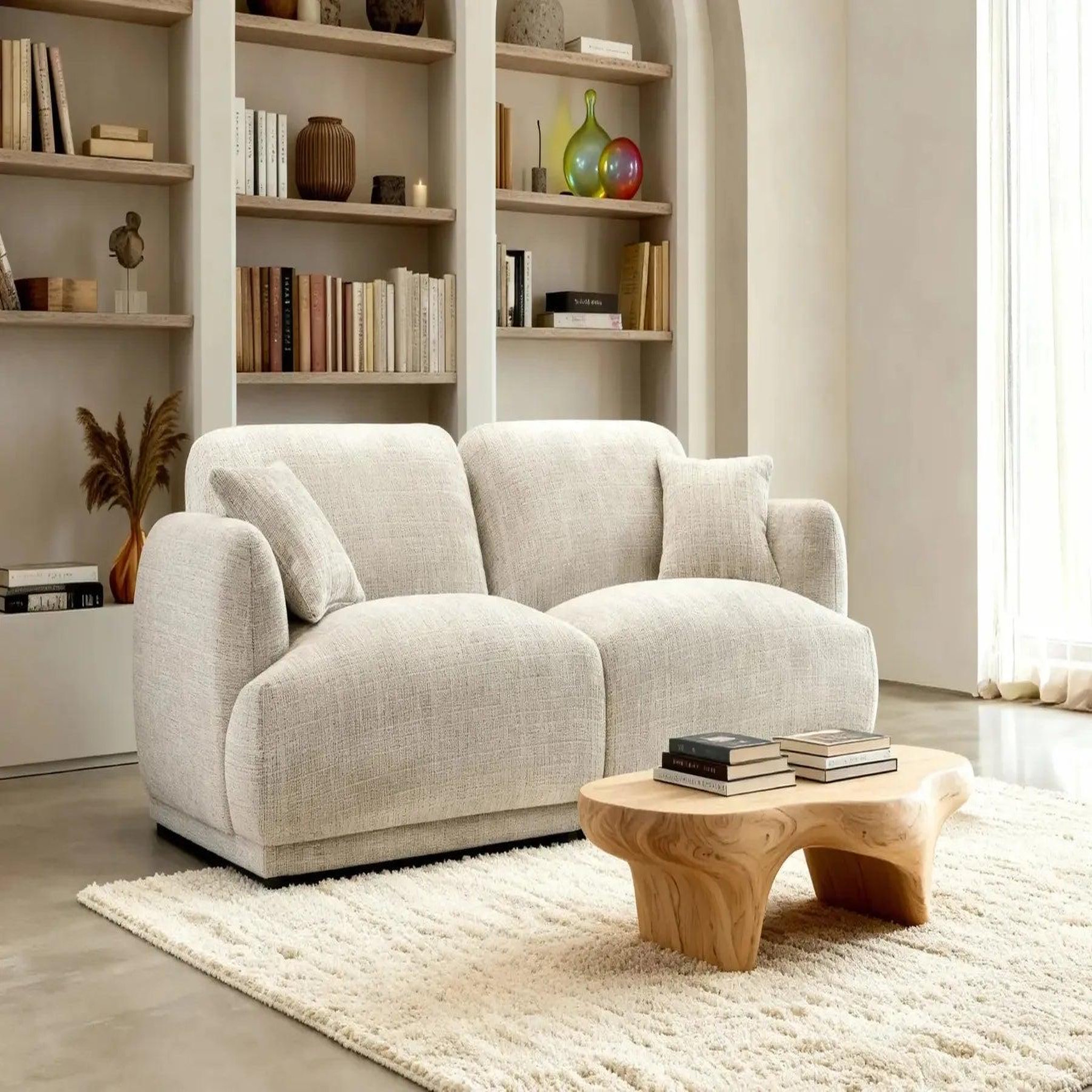 Voir la diapositive 2 : CASANOVA PARIS Rosalie - canapé droit tissu chenille 2 places