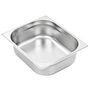 Voir la diapositive 4 : VIDAXL Récipients Gastronorm 4 pcs GN 1 2 100 mm Acier inoxydable