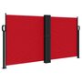 Voir la diapositive 2 : VIDAXL Auvent lateral retractable rouge 120x1000 cm
