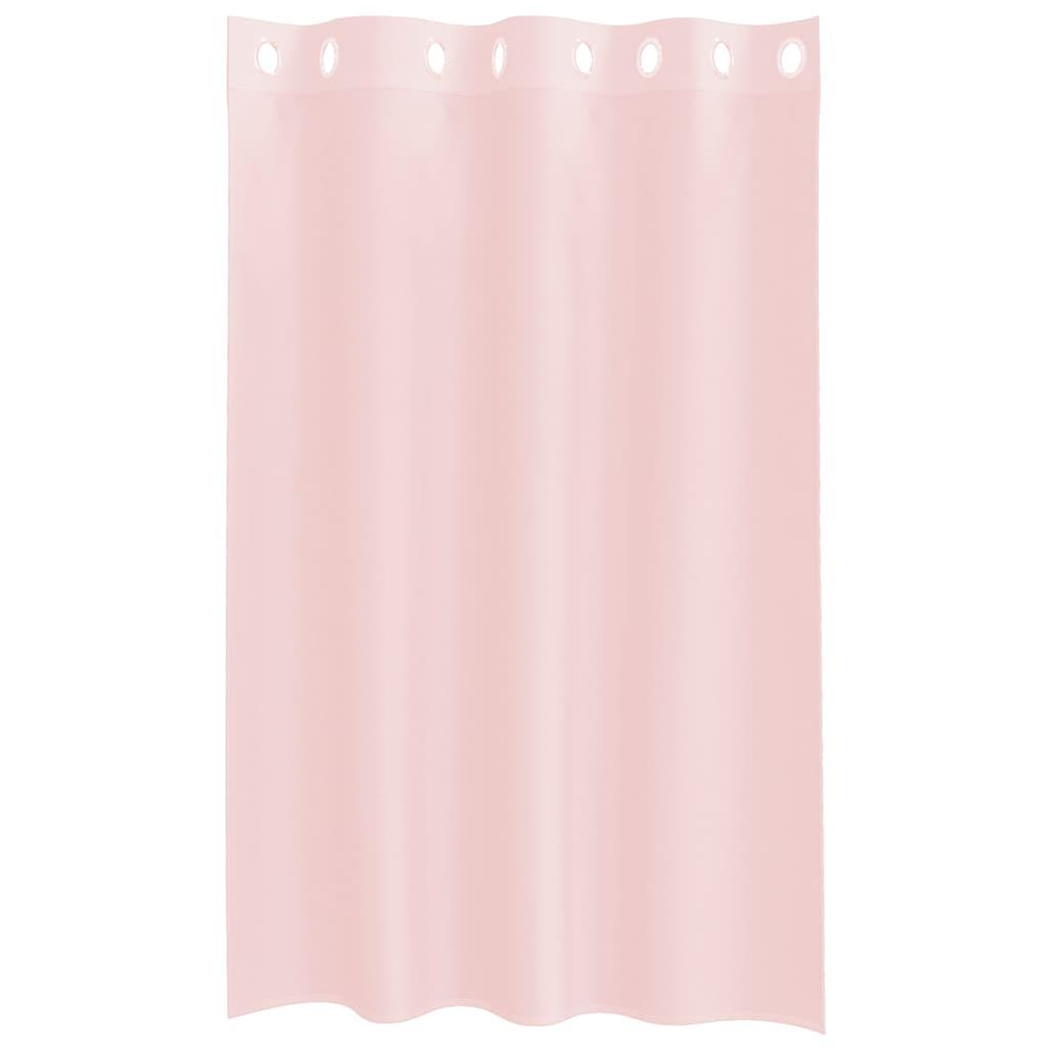 Voir la diapositive 4 : VIDAXL Rideaux en voile avec œillets 2 pcs rose clair 140x175 cm
