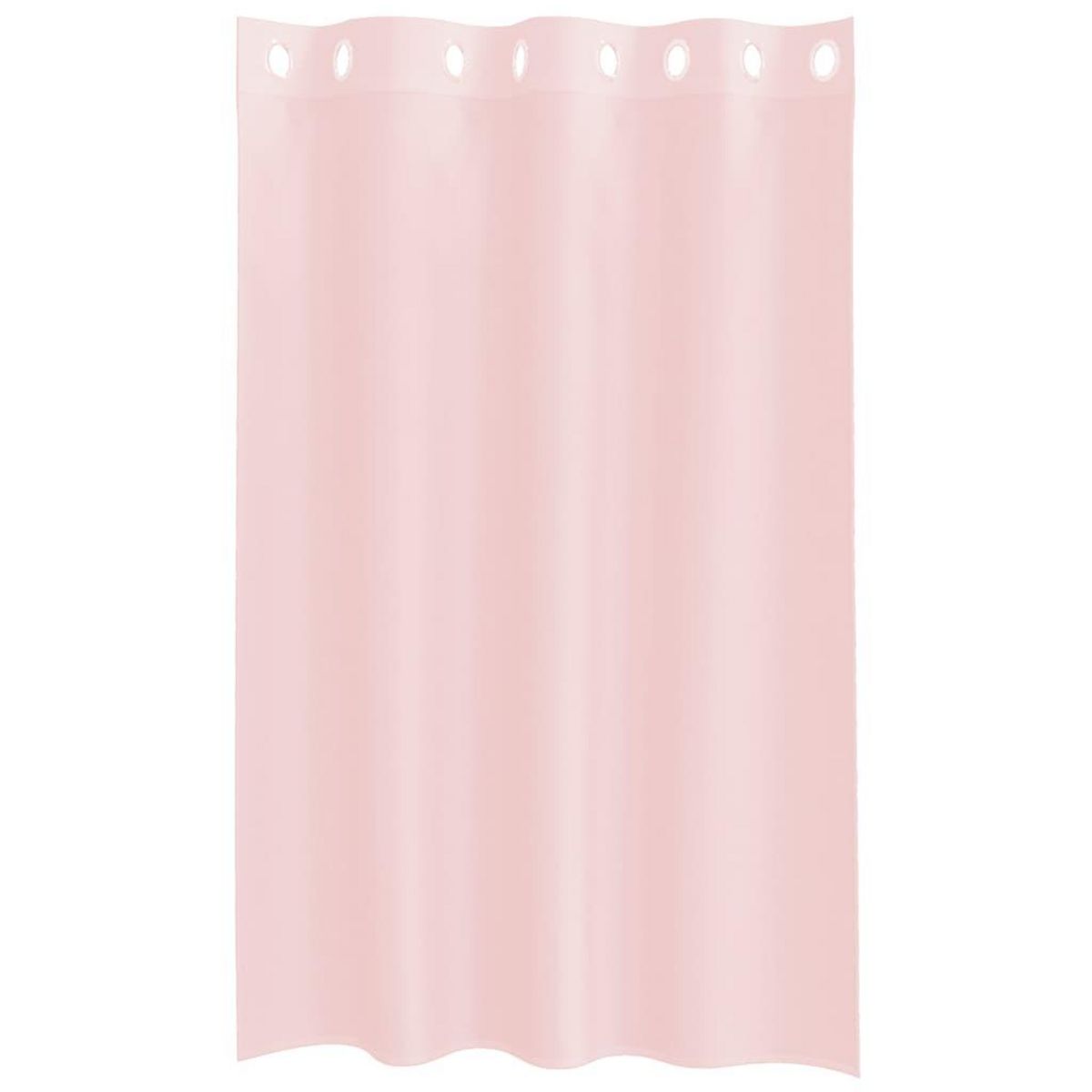 VIDAXL Rideaux en voile avec œillets 2 pcs rose clair 140x175 cm