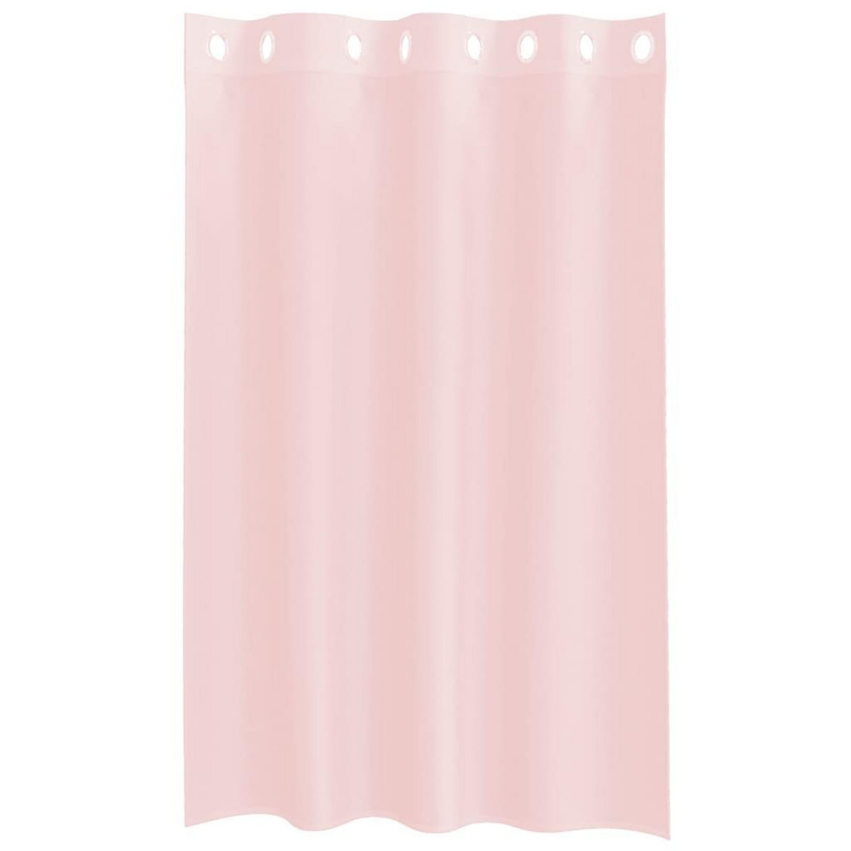 VIDAXL Rideaux en voile avec œillets 2 pcs rose clair 140x175 cm