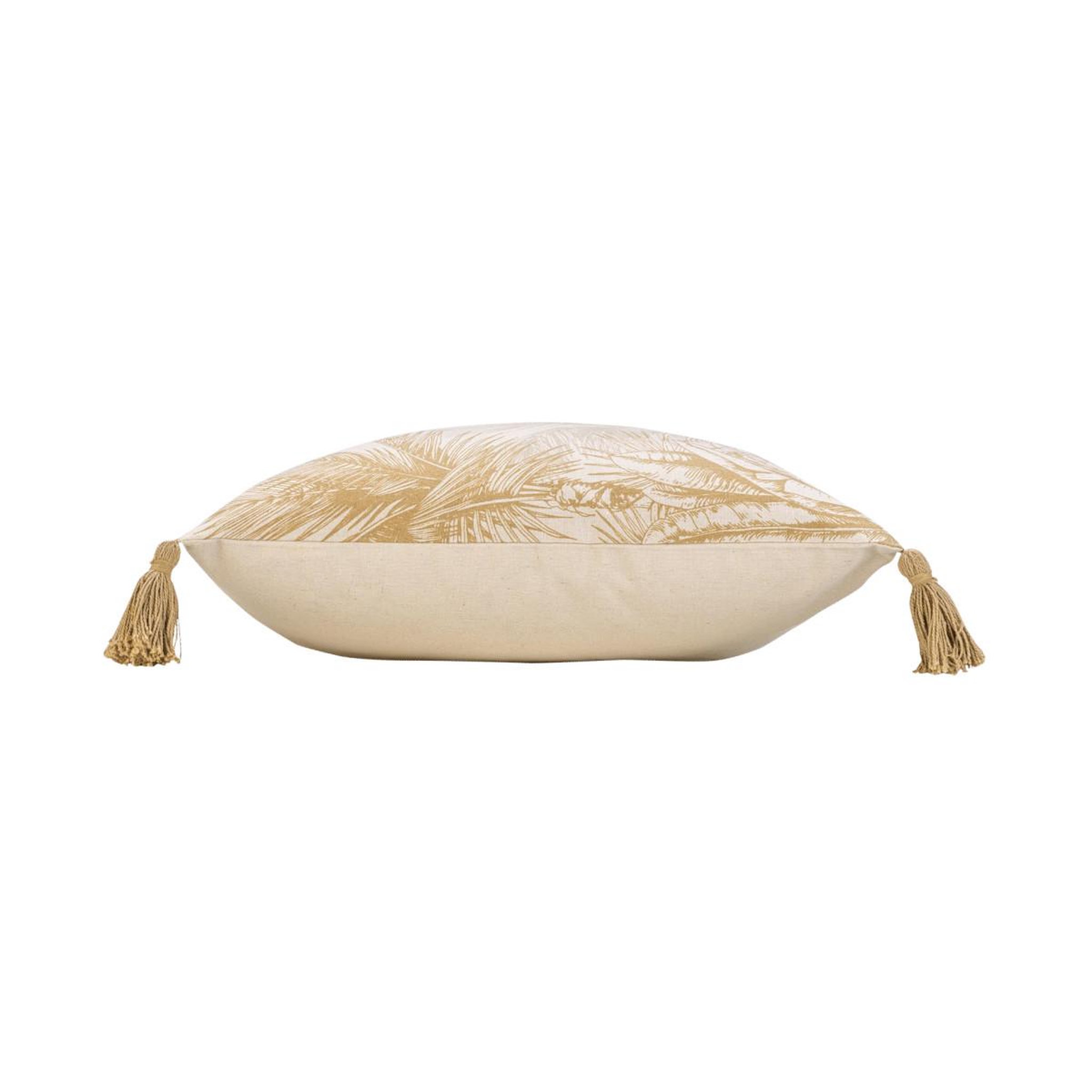 Voir la diapositive 2 : Douceur d'Intérieur Coussin déco imprimé  dune  45x45cm naturel