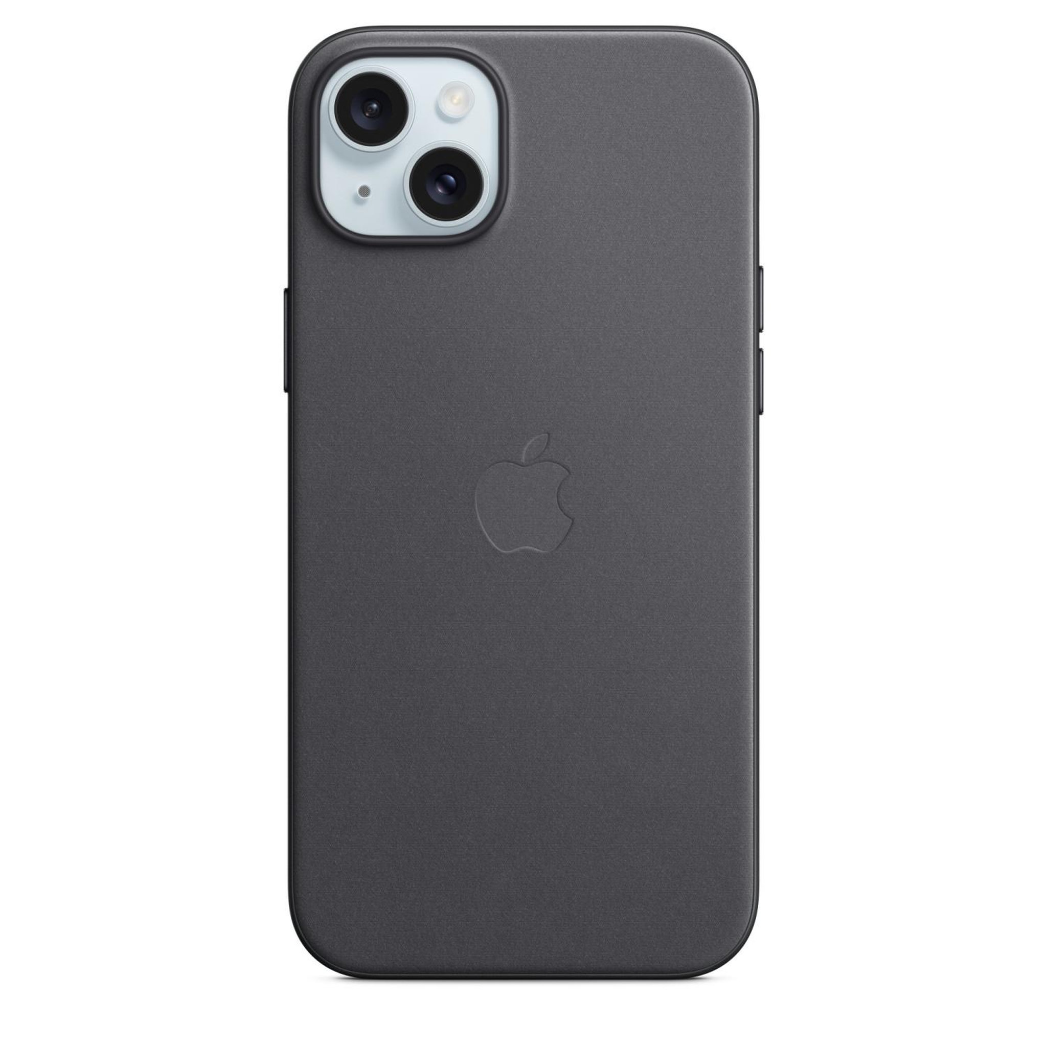 Voir la diapositive 2 : APPLE Coque iPhone 15 Plus MagSafe tissage fin Noir