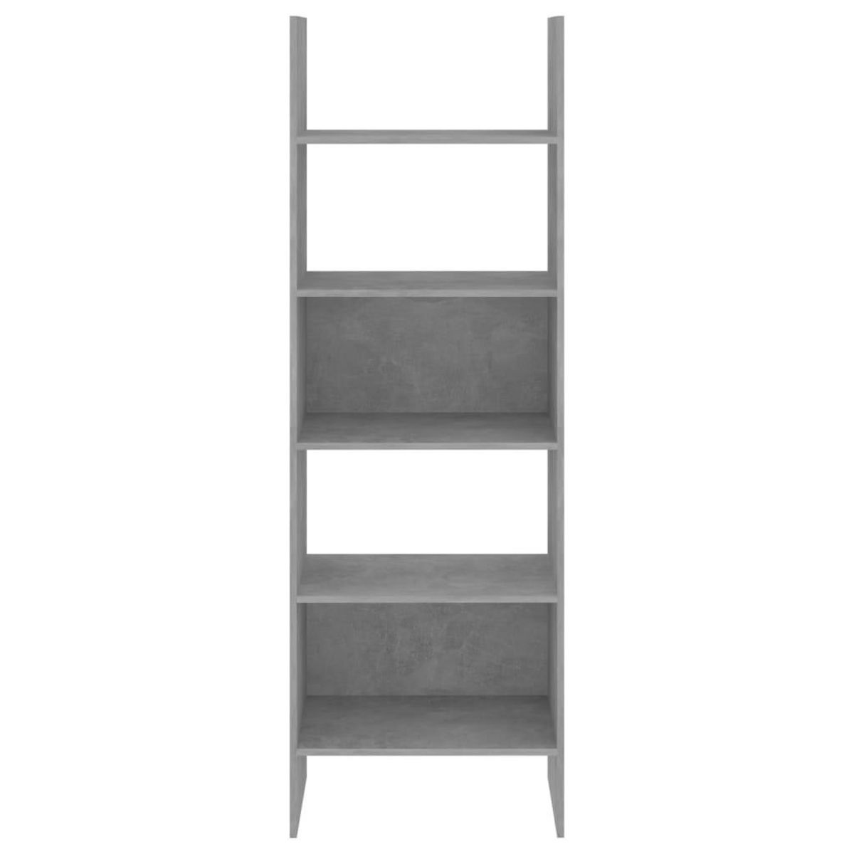 VIDAXL Bibliotheque Gris beton 60x35x180 cm Bois d'ingenierie