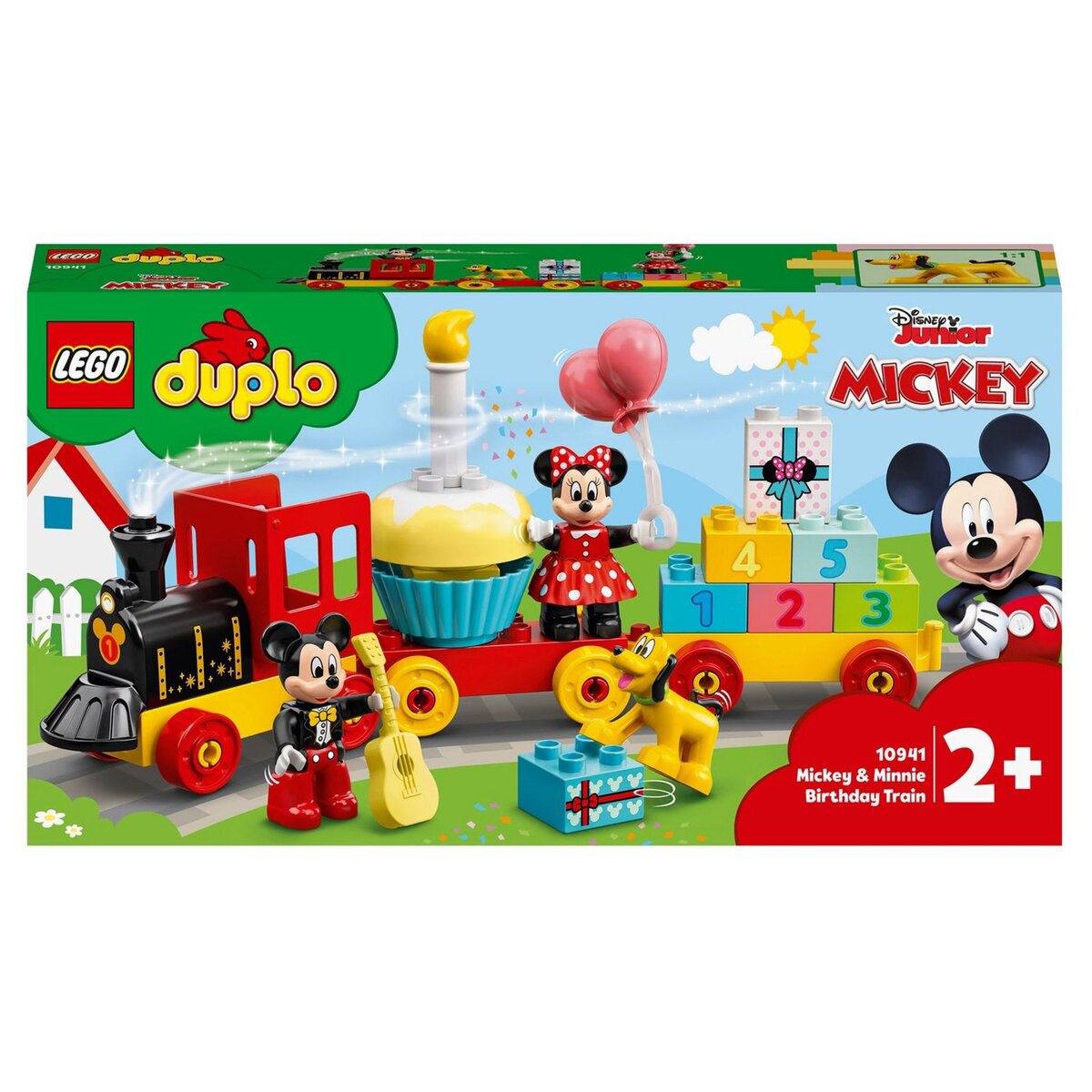 LEGO DUPLO 10941 Le Train d’anniversaire de Mickey et Minnie Jouet  pour Enfant de 2 ans pas cher 