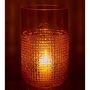Voir la diapositive 3 : Paris Prix Vase Design en Verre  Motifa  25cm Orange