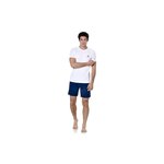 SERGE BLANCO Ensemble pyjama court homme avec t-shirt col V Dom. Coloris disponibles : Bleu