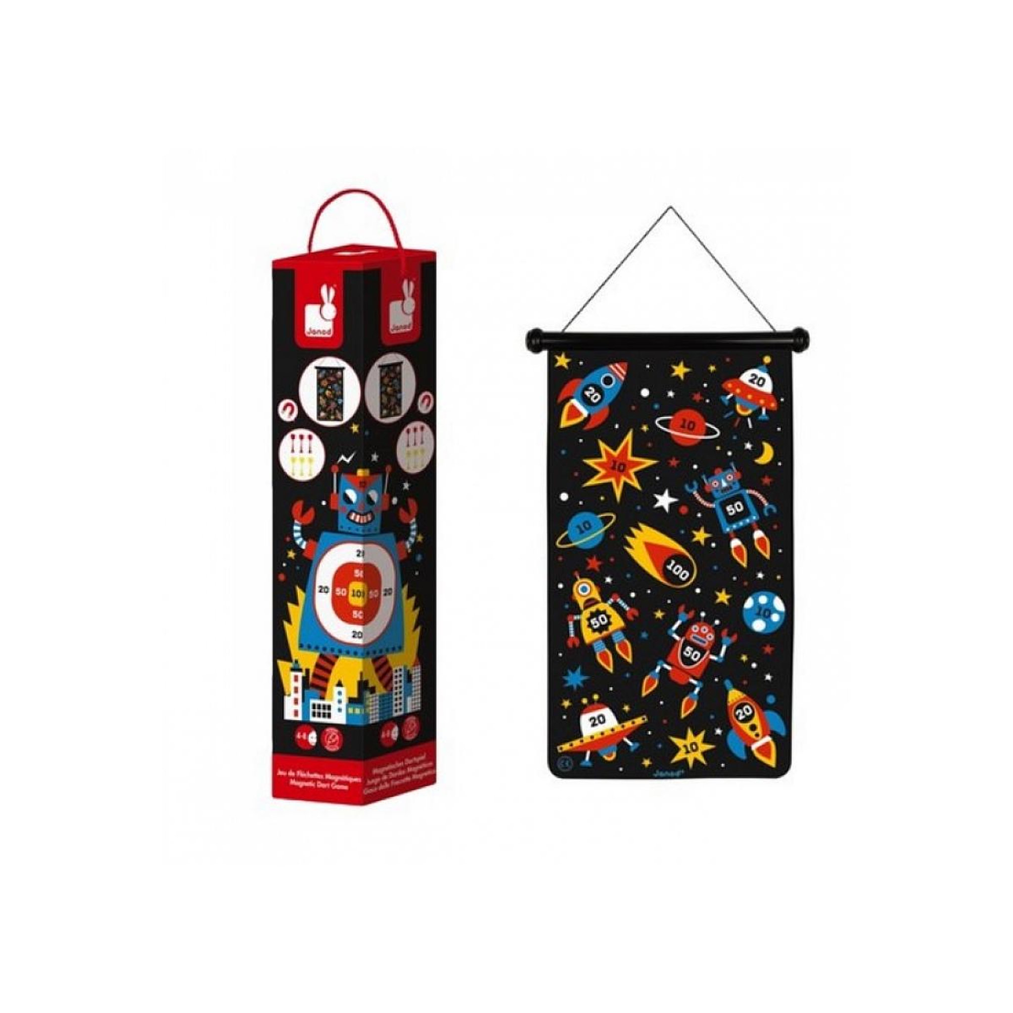 Juratoys-Janod jeu de flechettes magnetiques Robots