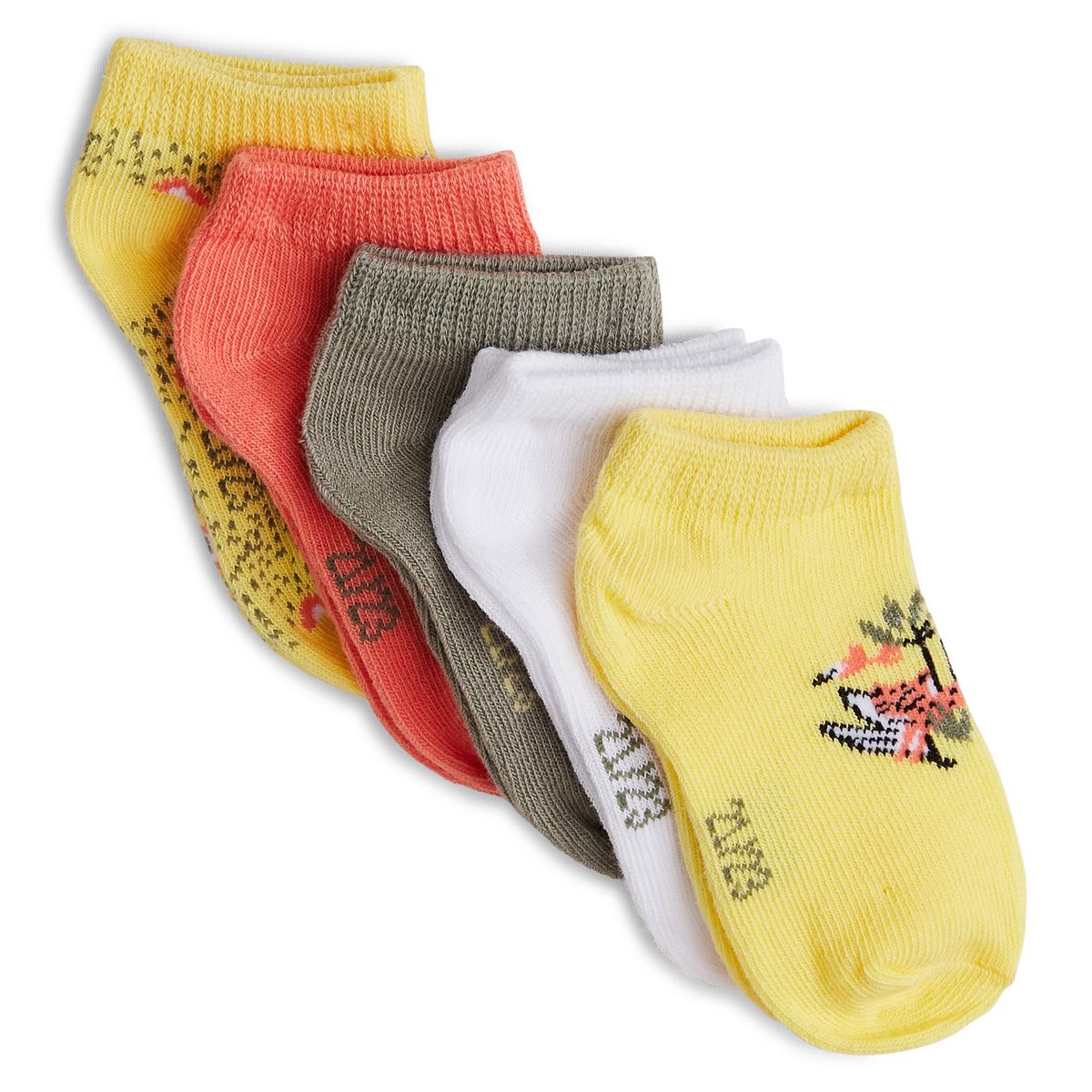 INEXTENSO Lot de 5 socquettes fantaisies bébé fille