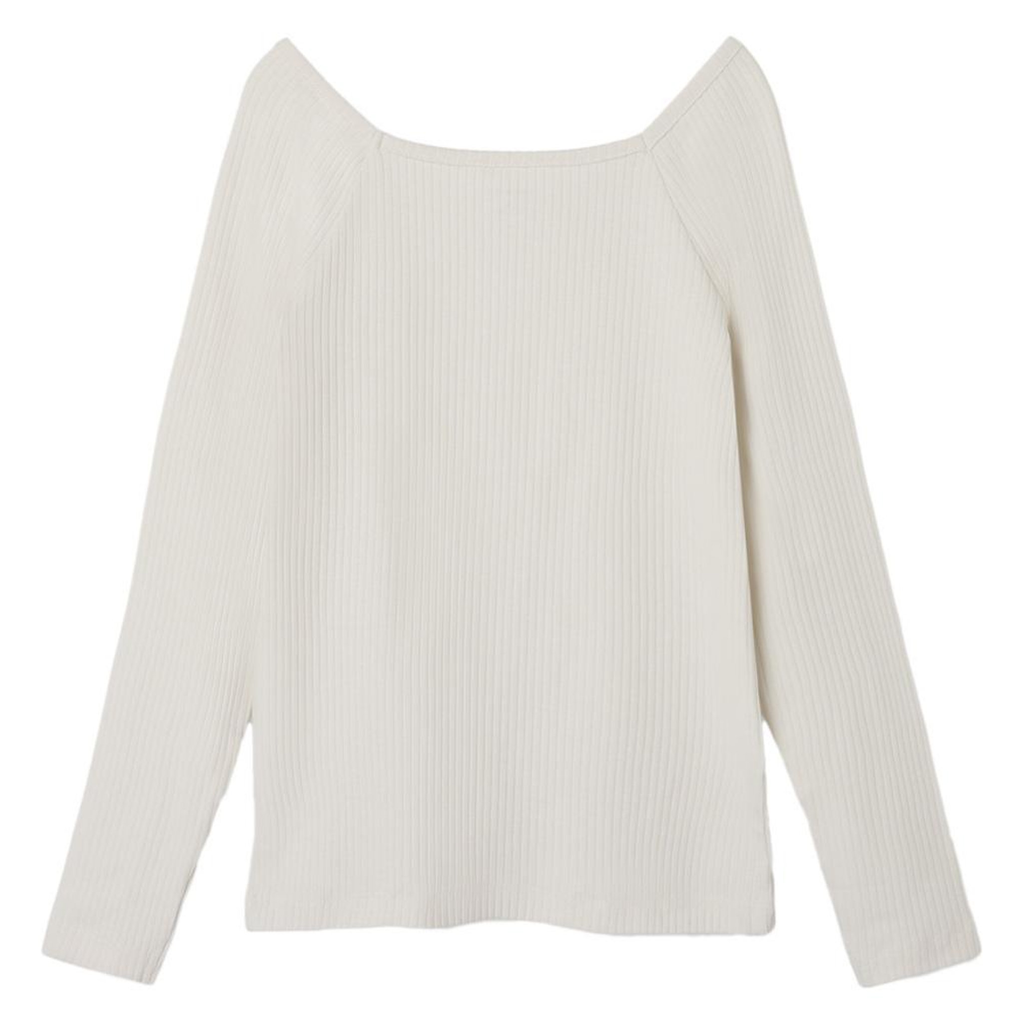 Voir la diapositive 5 : NAME IT T-shirt Manches Longues Blanches Fille Name it Fotilia