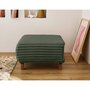 Voir la diapositive 2 : BEST MOBILIER Cristal - pouf modulable - 65 cm - en fausse fourrure côtelée