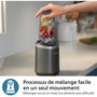 Voir la diapositive 2 : Philips Blender HR2766/00 Blender mixeur noir 0.7L+0.3L, 1000W