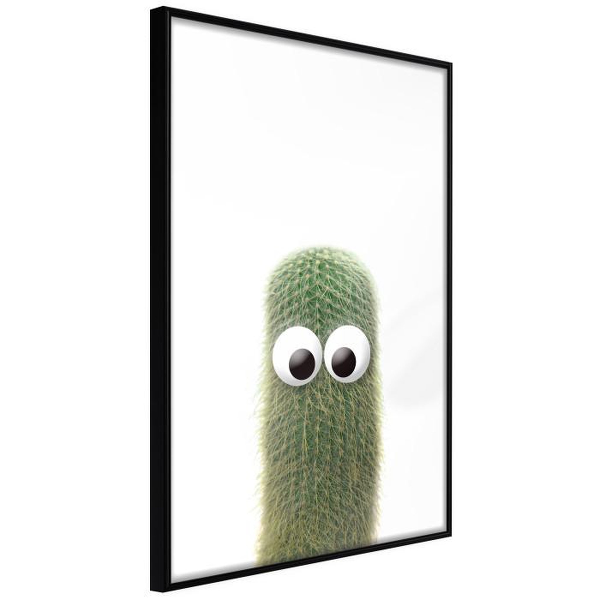 Paris Prix Affiche Murale Encadrée  Funny Cactus IV. Coloris disponibles : Jaune, Noir