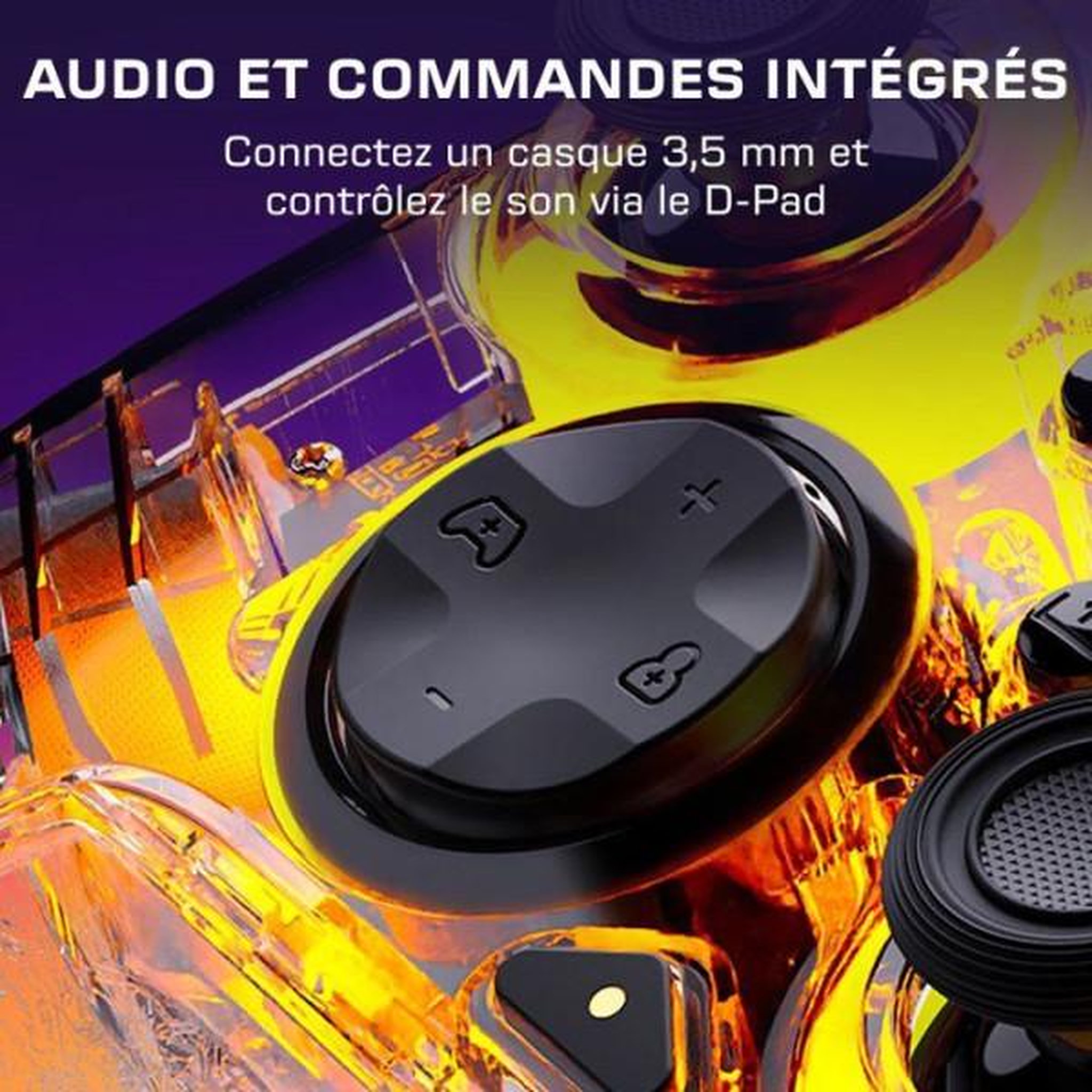 Voir la diapositive 6 : Turtle Beach Manette de jeu - Xbox - Afterglow - Filaire - Transparente - Compatible PC
