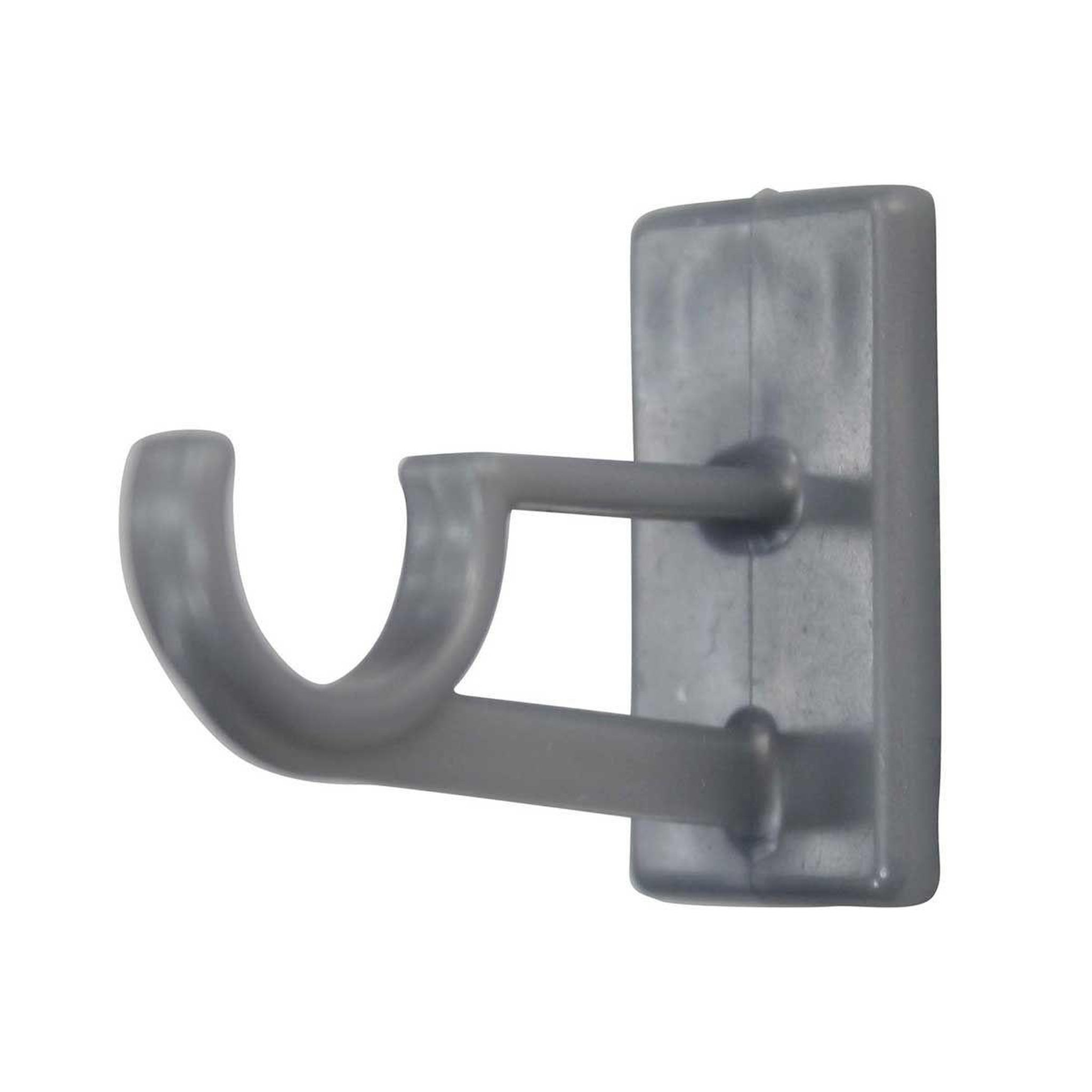Douceur d'Intérieur Lot de 2 supports adhésifs longs  bistrot  1,2cm gris