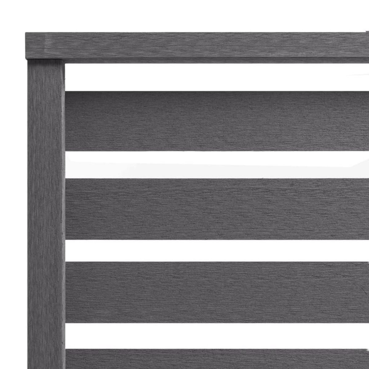 VIDAXL Panneau de cloture WPC 180x180 cm Gris
