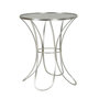 Voir la diapositive 1 : Paris Prix Table d'Appoint en Métal  Trixy  68cm Argent