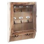 ATMOSPHERA Boite à Clés en Bois  Key  26x38cm Naturel