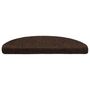 Voir la diapositive 4 : VIDAXL Tapis autoadhesifs de marches 5 pcs Marron 65x21x4cm Aiguillete