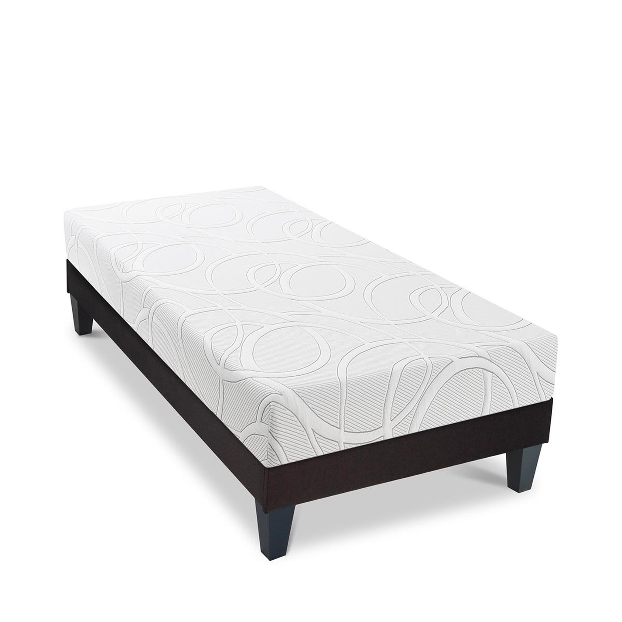 Voir la diapositive 4 : OLYMPE LITERIE Olympe literie | ensemble eupraxie | matelas mémoire de forme + sommier bois