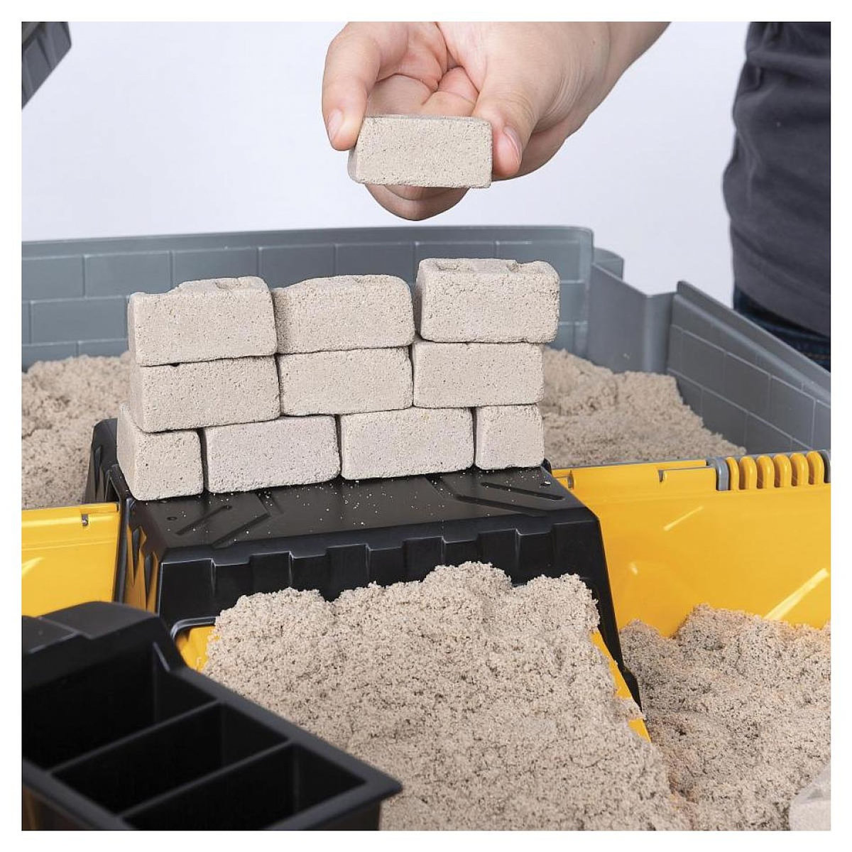 SpinMaster Mallette de construction 907 g kinetic sand