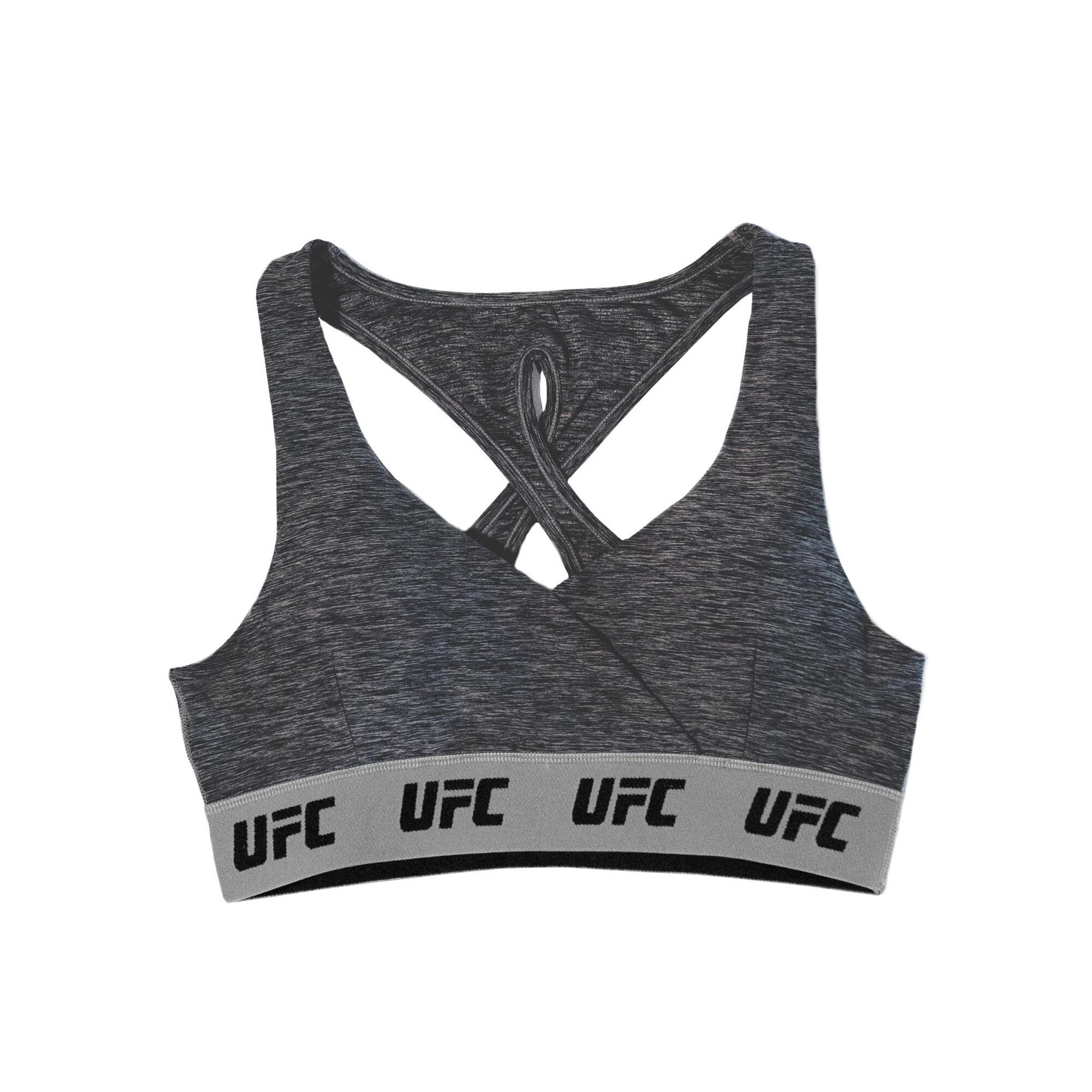 Voir la diapositive 1 : UFC Brassière à bretelles de sport et de crossfit - Femme - UFC - Noir - Taille L