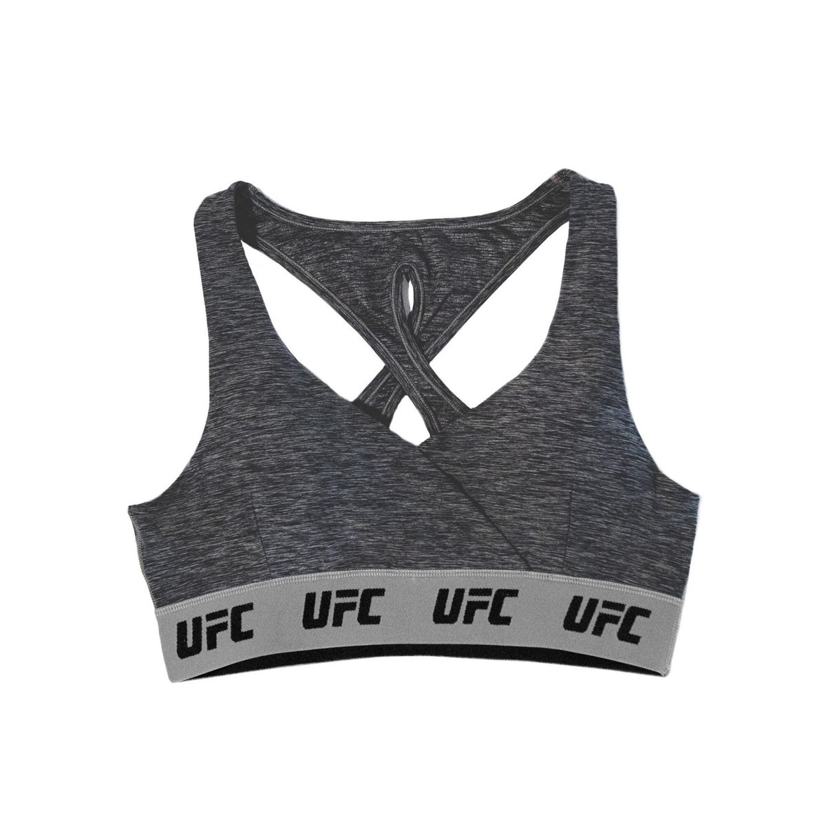 UFC Brassière à bretelles de sport et de crossfit - Femme - UFC - Noir - Taille L