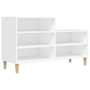 Voir la diapositive 2 : VIDAXL Armoire a chaussures Blanc 102x36x60 cm Bois d'ingenierie