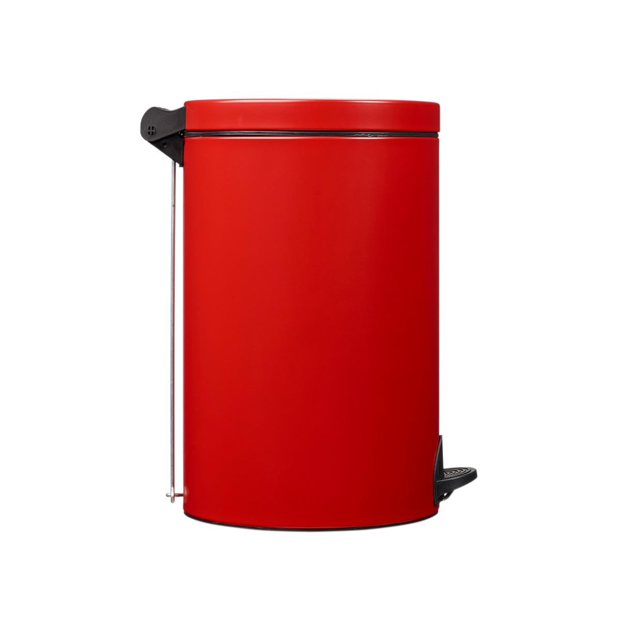 Voir la diapositive 2 : Rossignol Poubelle à pédale 20l rouge - 90259