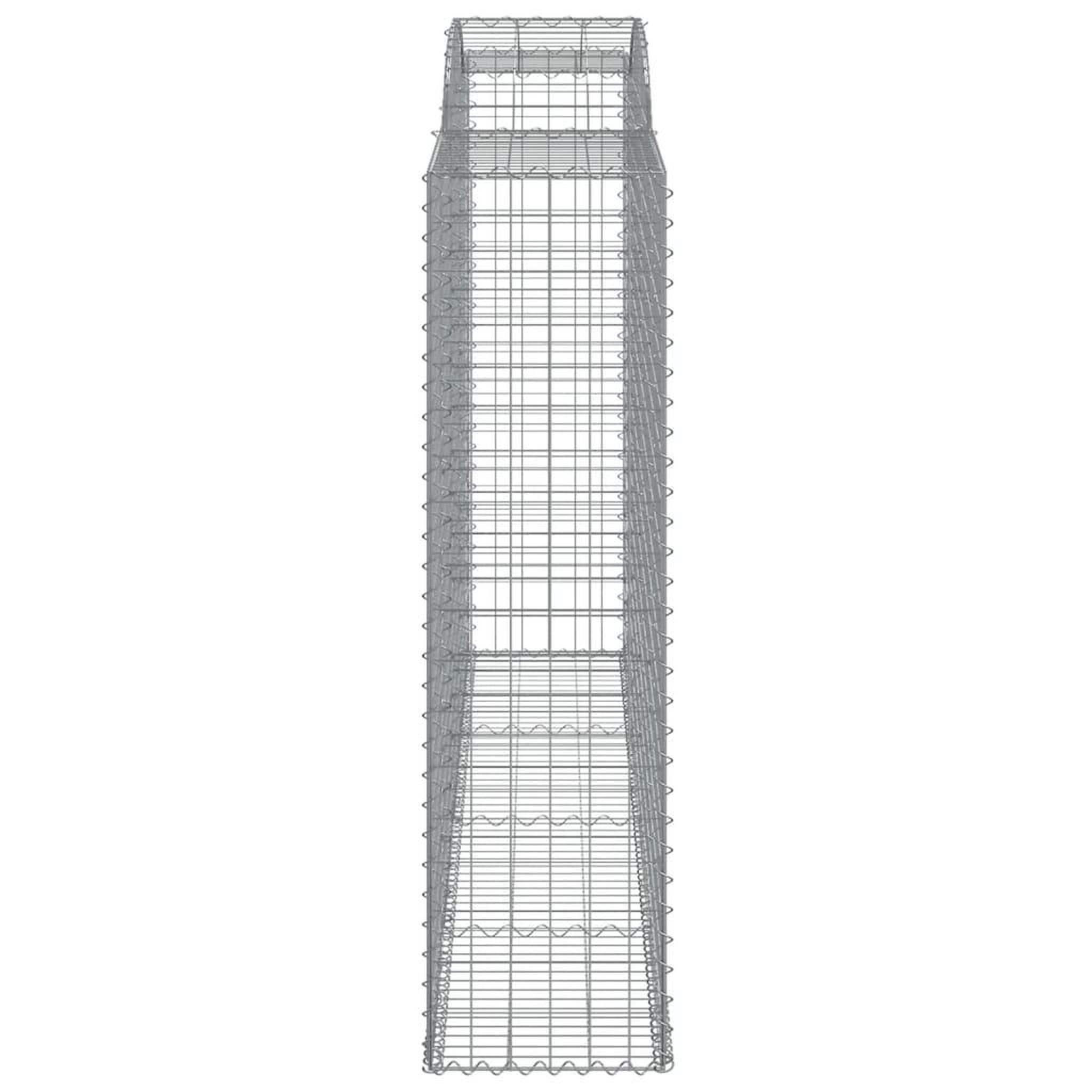 Voir la diapositive 5 : VIDAXL Paniers a gabions arques 12 pcs 300x50x180/200 cm fer galvanise