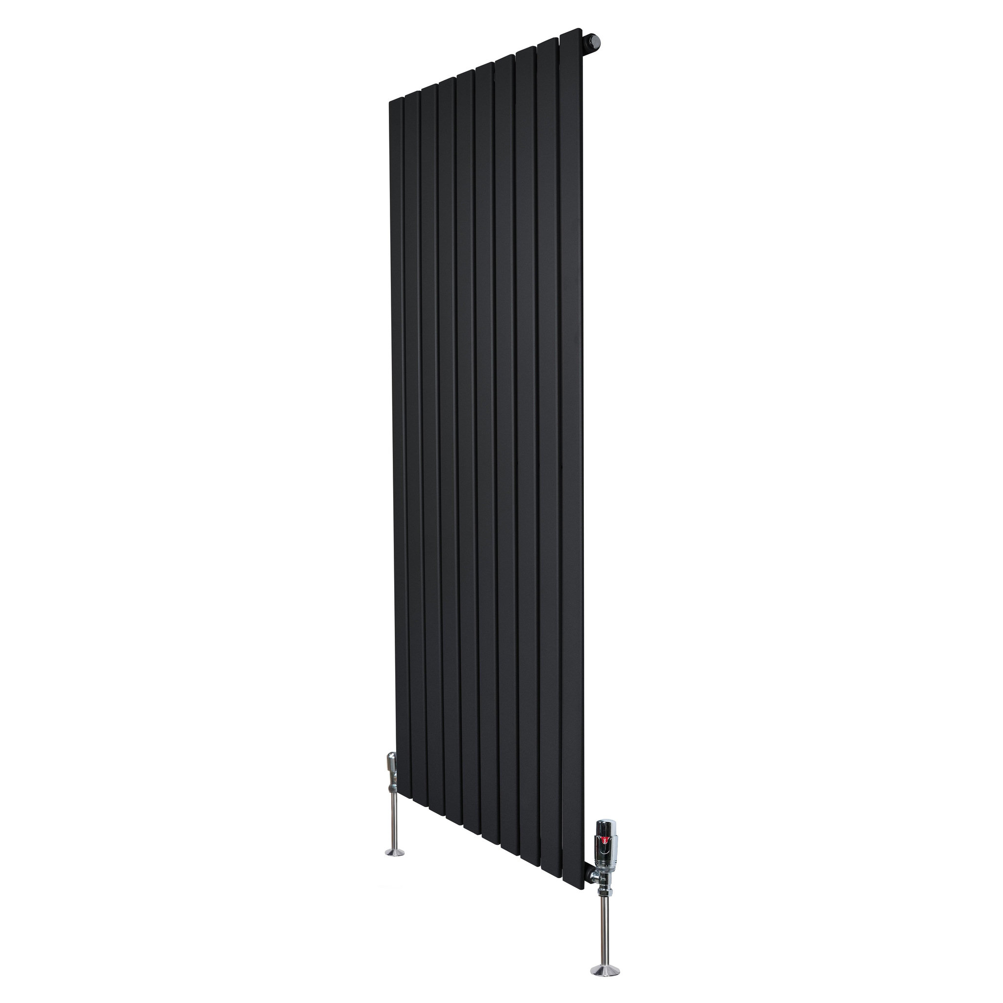 Voir la diapositive 2 : MONSTERSHOP Radiateur plat à 1 panneau & vannes - 1600 x 700 mm