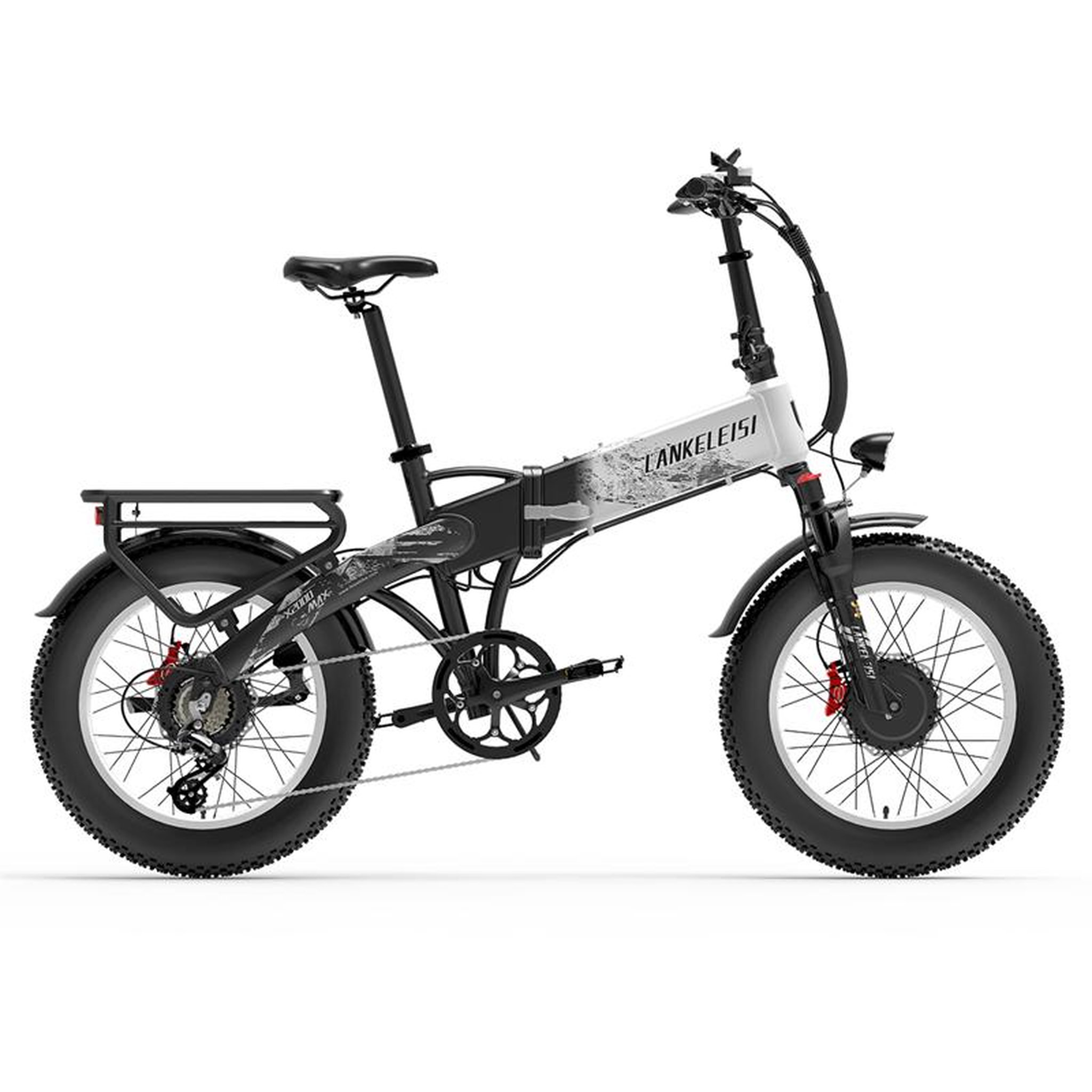 Voir la diapositive 3 : LANKELEISI Vélo électrique pliable LANKELEISI X2000 MAX