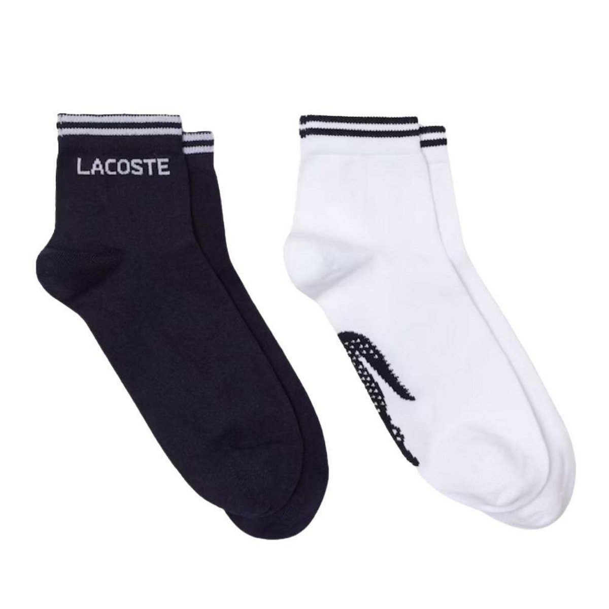 Lacoste X2 Paires de Chaussettes /Blanc Homme Lacoste RA4187
