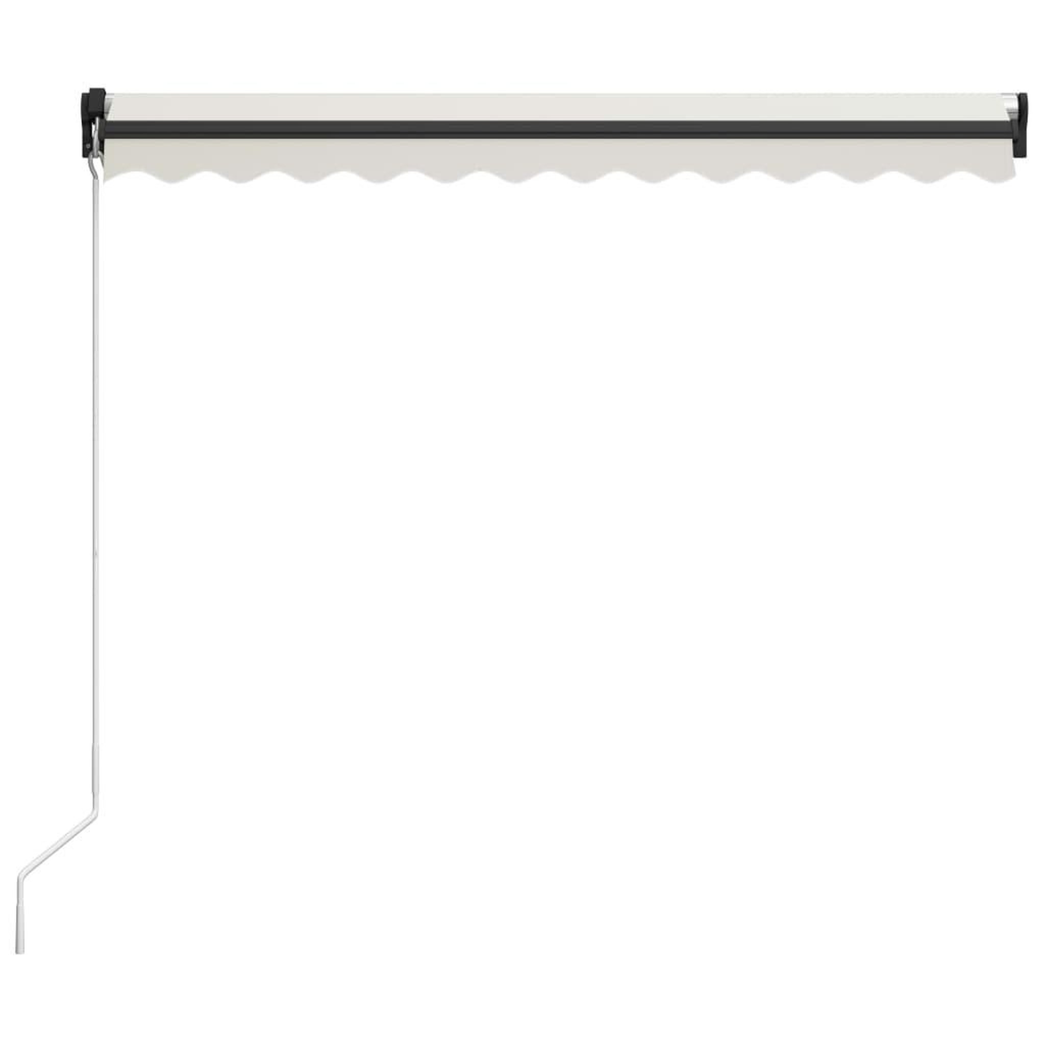 Voir la diapositive 4 : VIDAXL Auvent manuel retractable 300x250 cm Creme