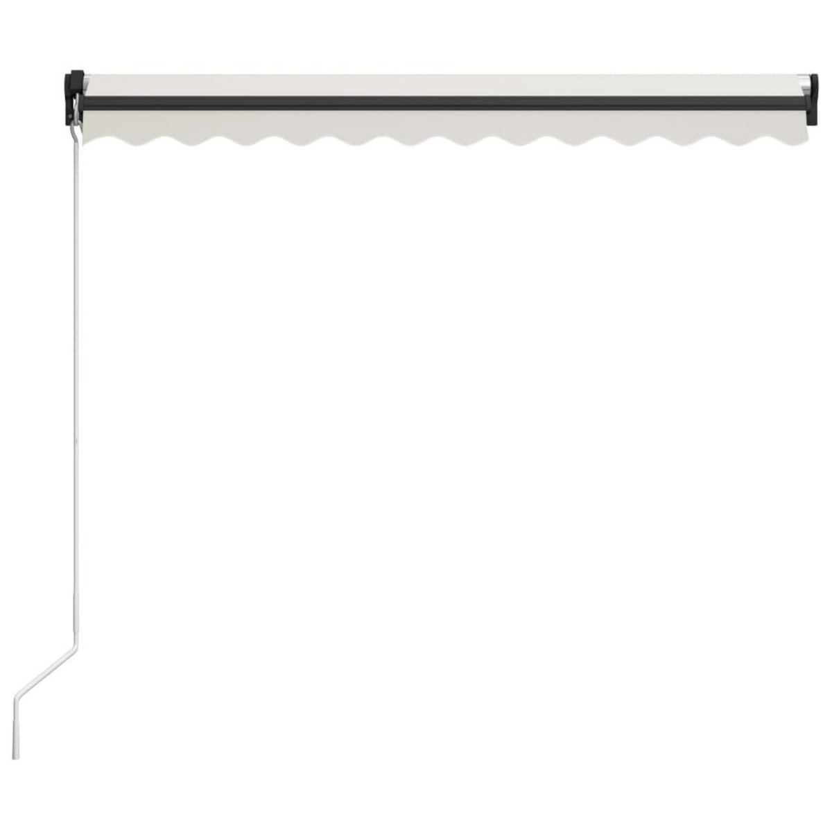 VIDAXL Auvent manuel retractable 300x250 cm Creme