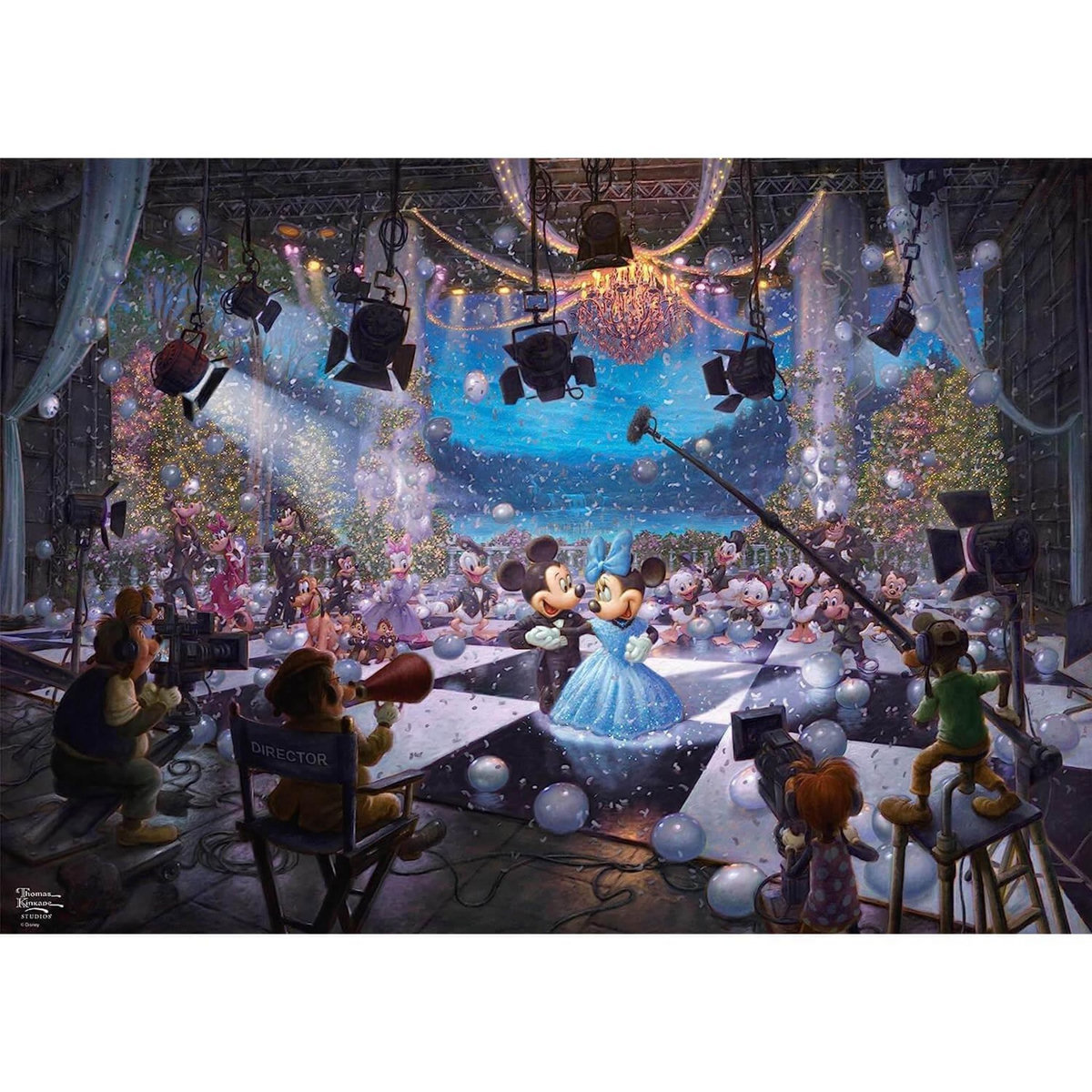 Schmidt Puzzle 1000 pièces : Thomas Kinkade : 100e anniversaire Disney