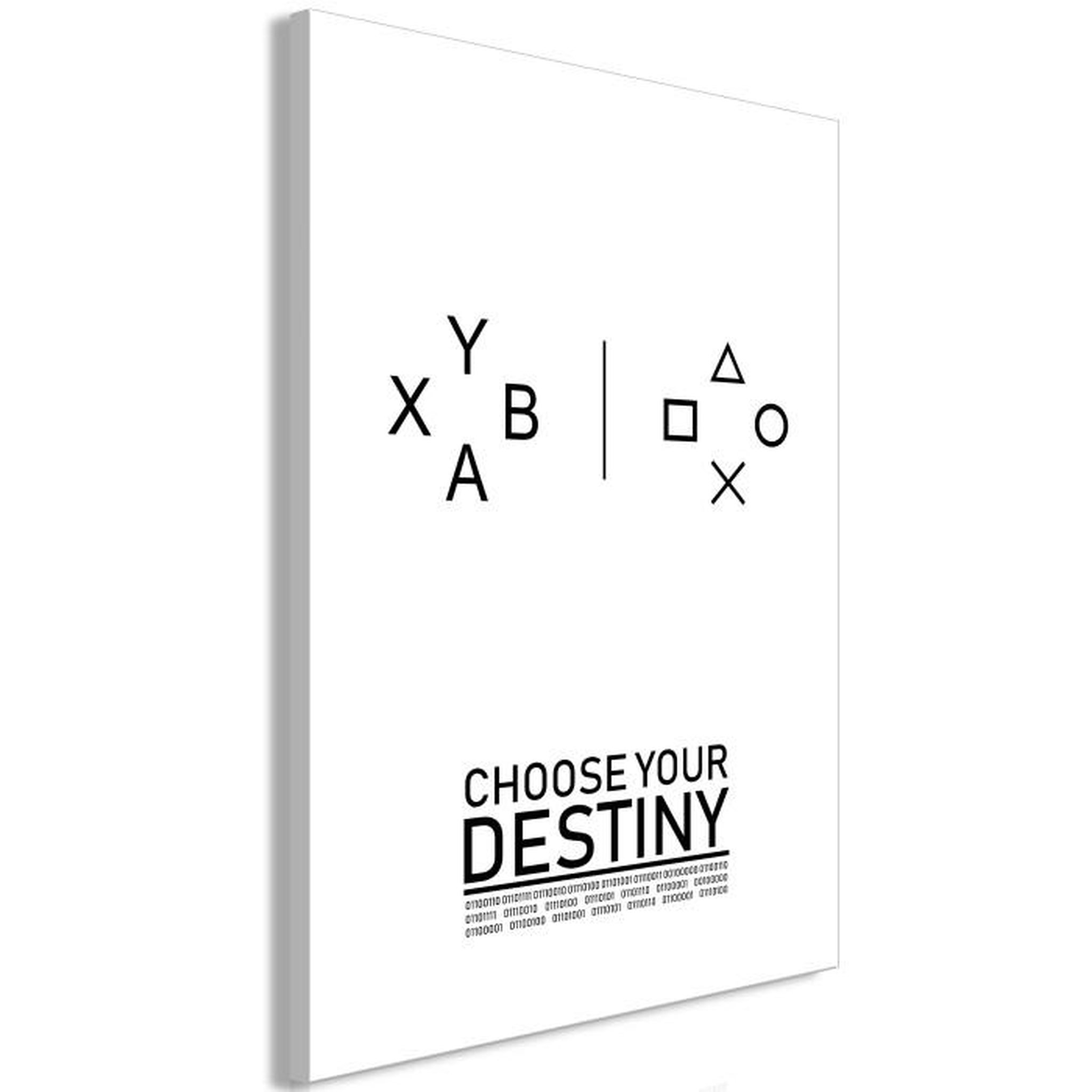 Paris Prix Tableau Imprimé  Choose Your Destiny. Coloris disponibles : Multicolore