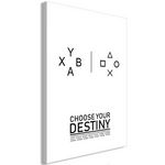 Paris Prix Tableau Imprimé  Choose Your Destiny. Coloris disponibles : Multicolore