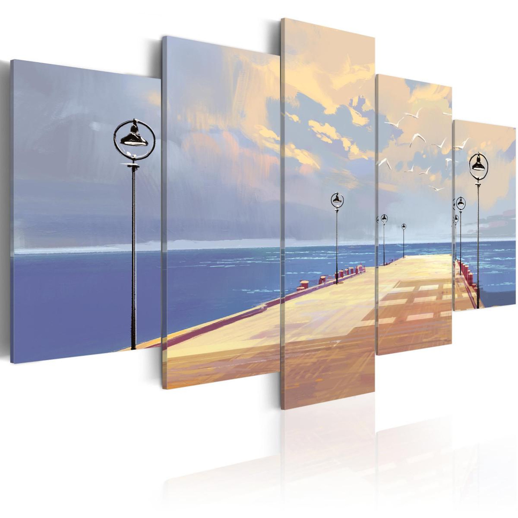 Voir la diapositive 1 : Paris Prix Tableau Imprimé  Seaside Walk