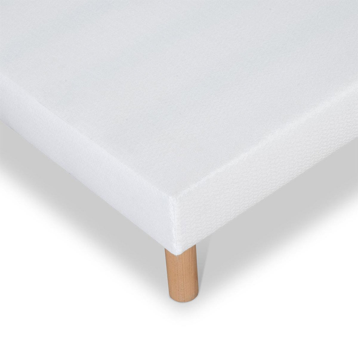 BELLECOUR BELLECOUR LITERIE | Sommier tapissier CAPUCINE | Epaisseur 13 cm | Blanc (pieds non inclus)