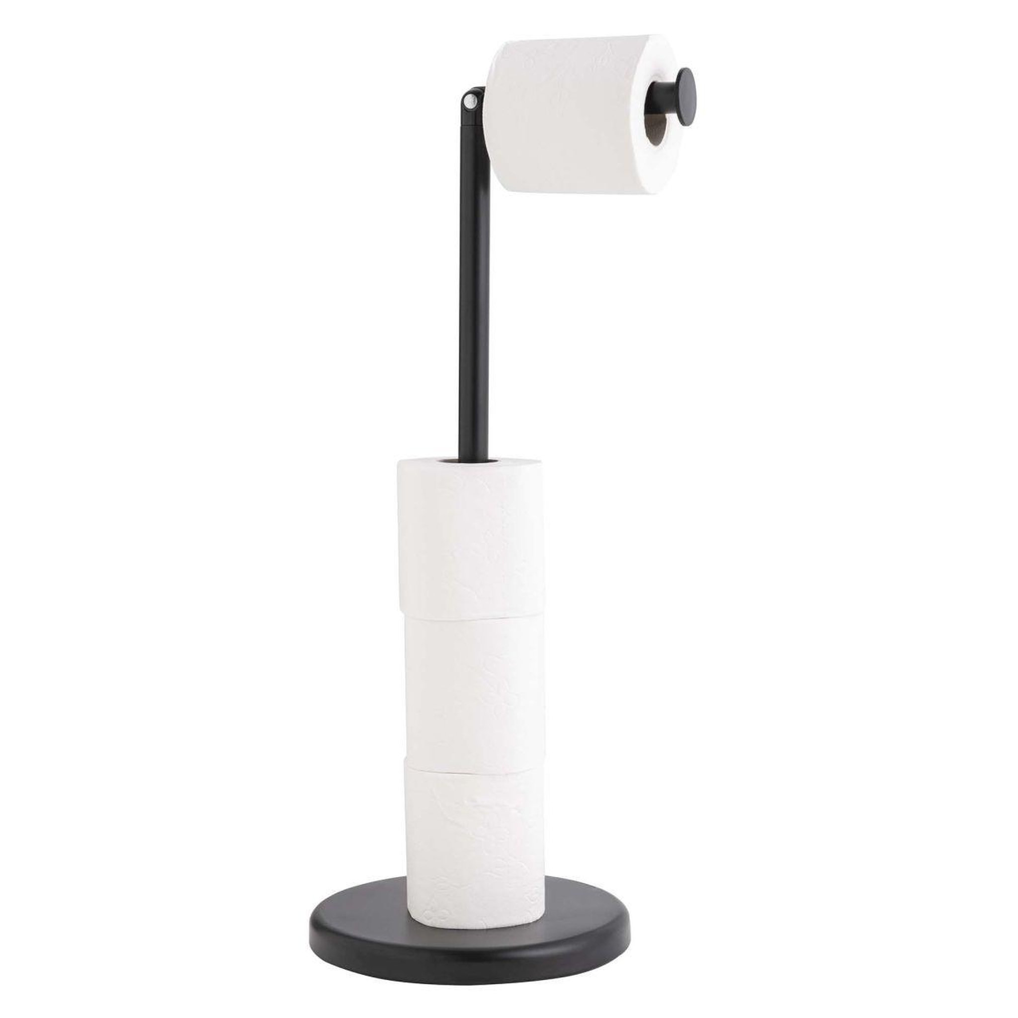 Voir la diapositive 3 : Douceur d'Intérieur Dérouleur papier wc avec réserve  filano  55cm noir
