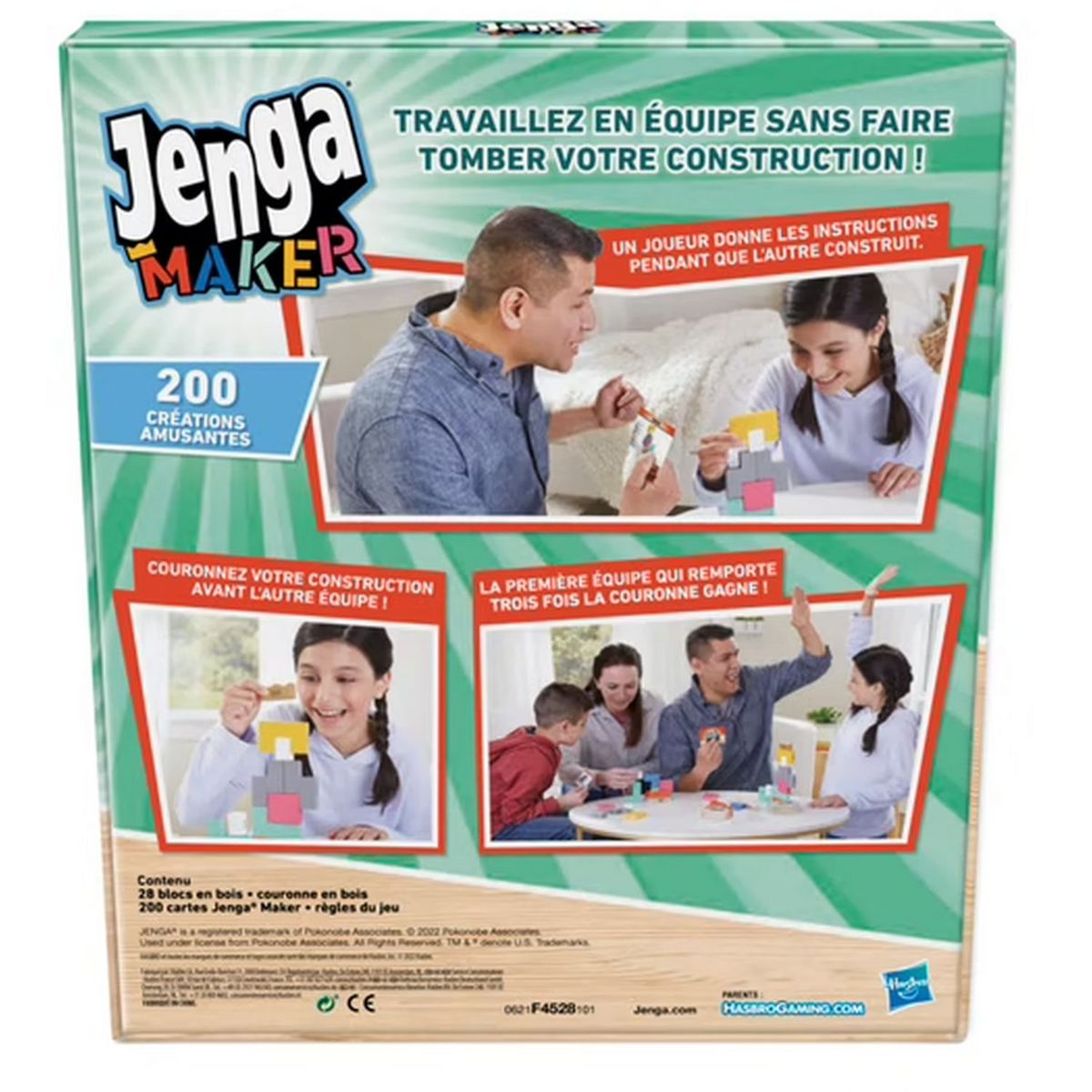HASBRO Jeu de société Jenga Maker 