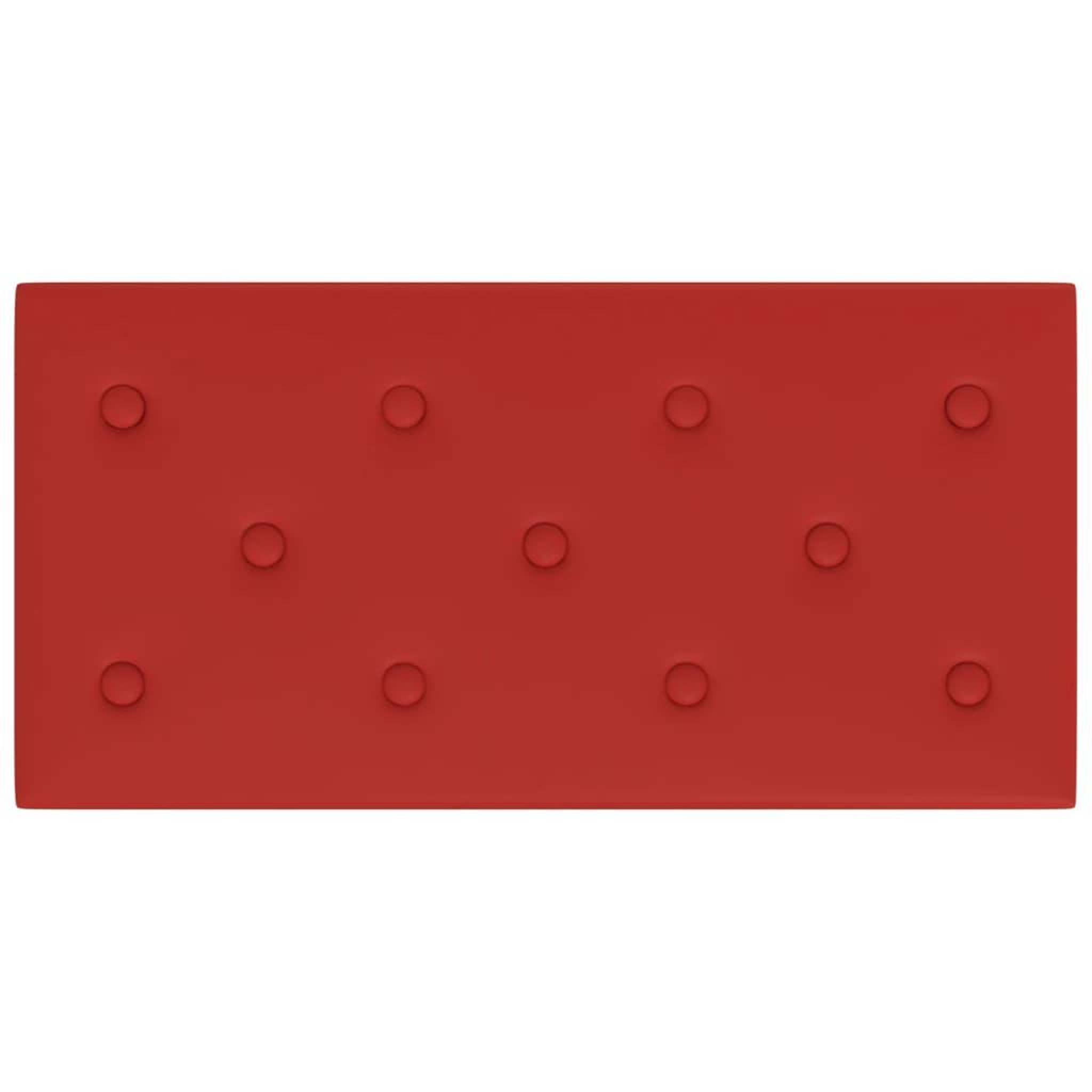 Voir la diapositive 5 : VIDAXL Panneaux muraux 12pcs Rouge bordeaux 60x30 cm Similicuir 2,16m^2