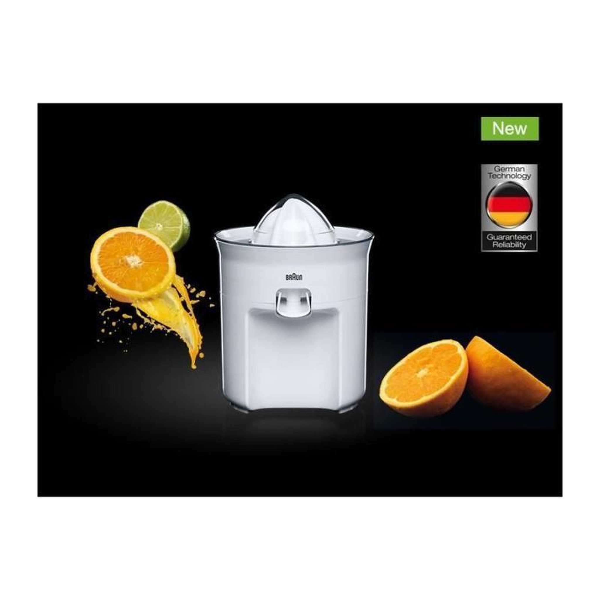 Voir la diapositive 3 : BRAUN BRAUN CJ3050WH Presse-agrumes electrique - 60 W - Blanc